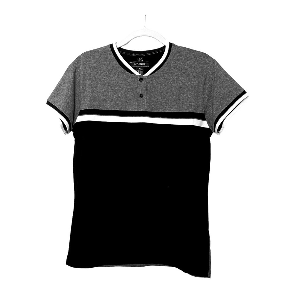 NWT Nick Danger Men Black Gray White Sweater Sz M